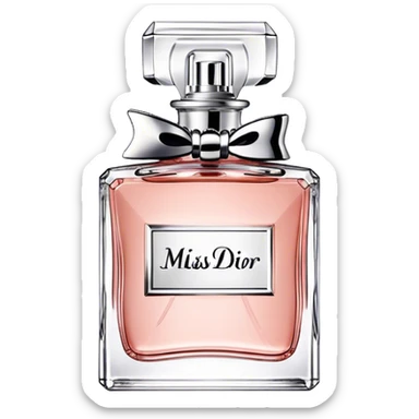 Miss dior perfume sticker