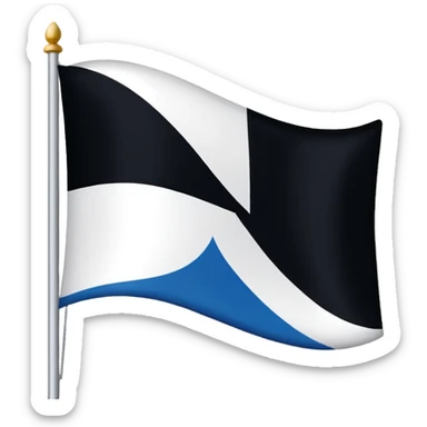 Le drapeau de la Bretagne en france sticker