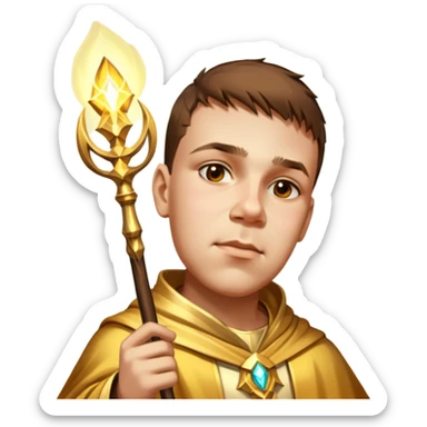 Golden Arcanist sticker