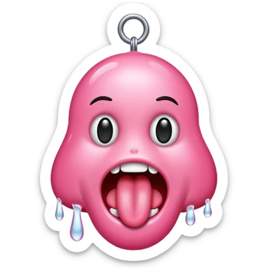 Swinging tongue  sticker