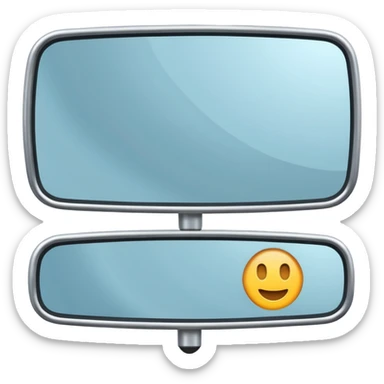 rear view mirror sticker