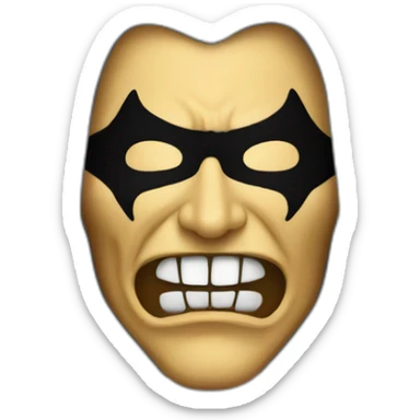 Gene simmons mask emoji sticker