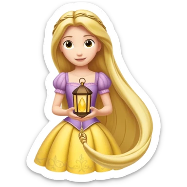 Lanterna flutuante do filme da Rapunzel sticker