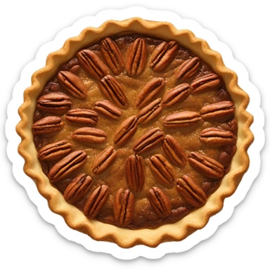 Pecan pie sticker