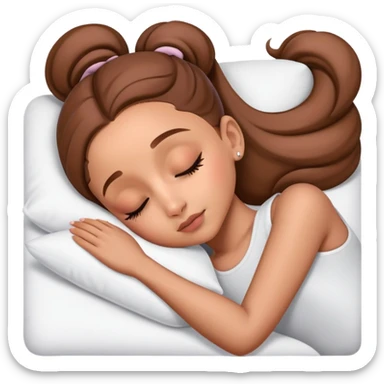 Ariana Grande sleeping sticker