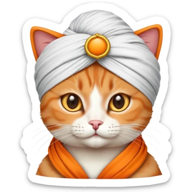 cat sikh sticker