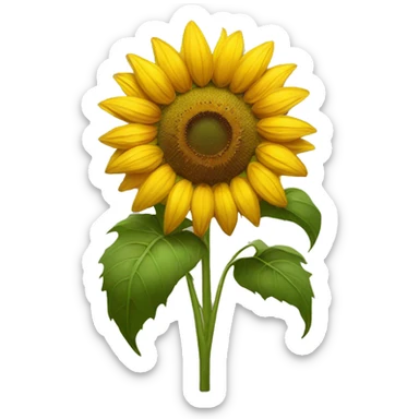 sunflower sticker