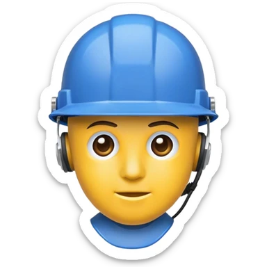 Electrician helmet sticker