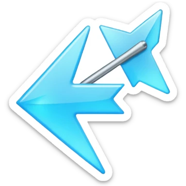 arrow pointing to the left animated sticker