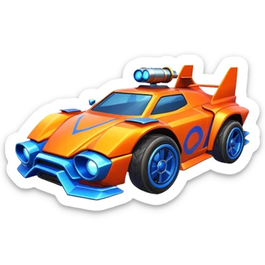 Rocket League car emoji style sticker