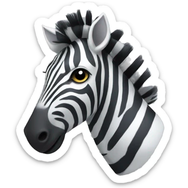 Zebra sticker