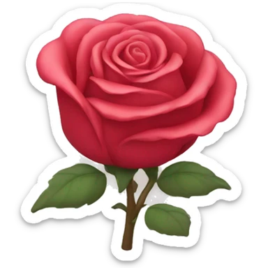 Rose toy sticker