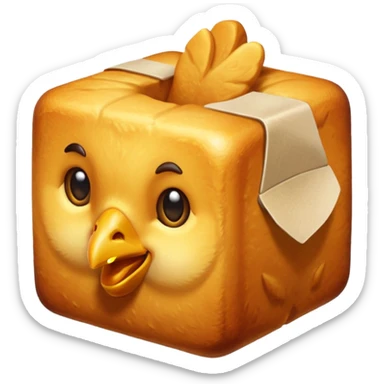 ricostilla, chicken cube sticker