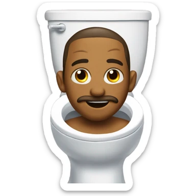 Doppy in the toilet sticker