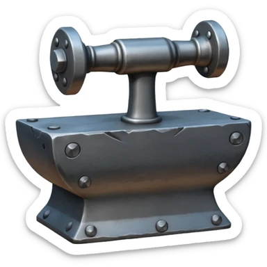 create realistic anvil sticker