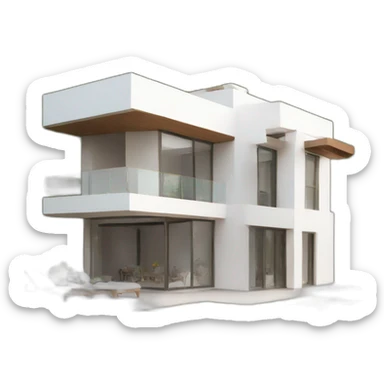 luxury house modern sticker