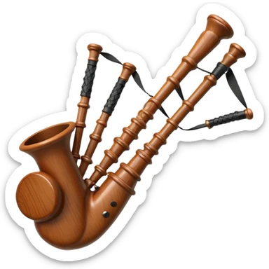 Scottish bagpipes sticker
