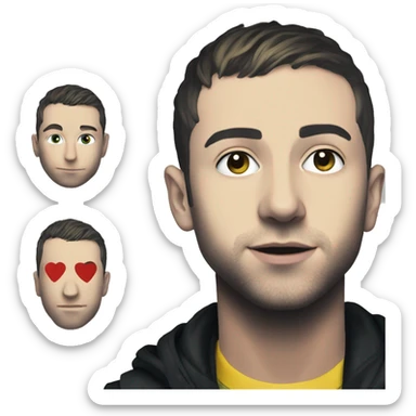 Tyler Joseph from twenty one pilots sticker