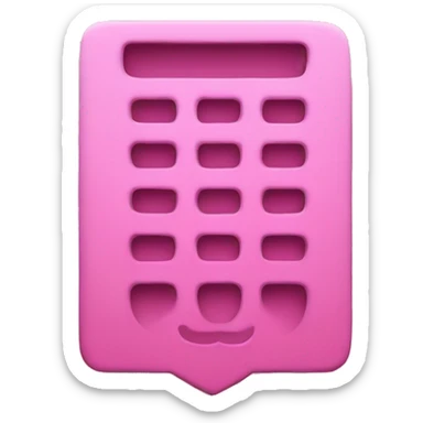 Pink Netflix logo sticker