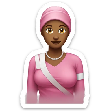 female breast cancer survivor sticker