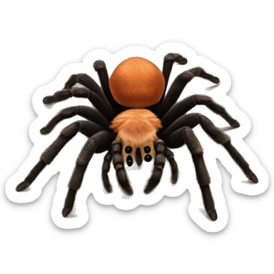 mexican red knee tarantula  sticker