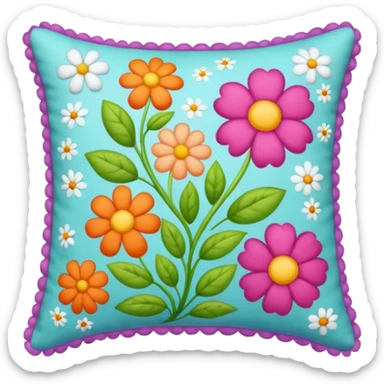 colorful pillow  sticker