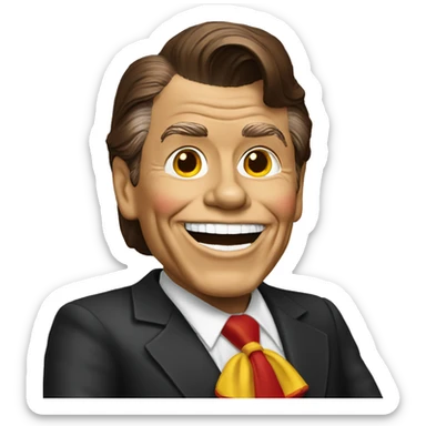 ronald reagan mcdonald sticker