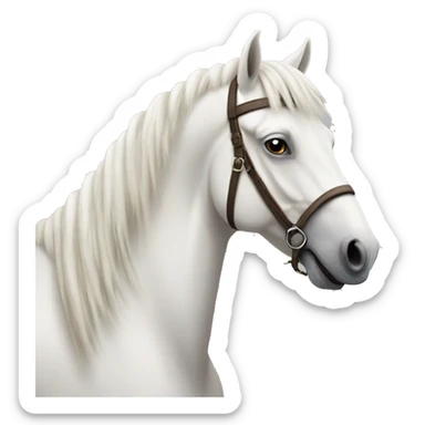 Cheval blanc sticker