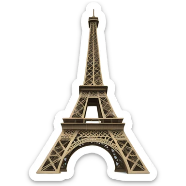 Eiffel tower sticker