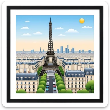 Paris, France sticker