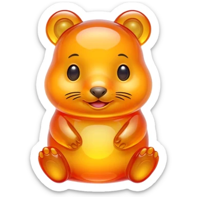 jelly candy gopher sticker