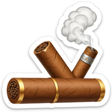 cigar under bloc symbol sticker