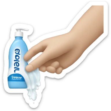 cerave washing foam bottle sticker