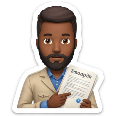 document american id blackman fullbeard sticker