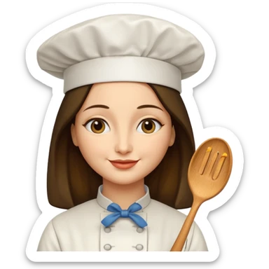 MonaLisa's famous photo but doing a chef kiss animated sticker