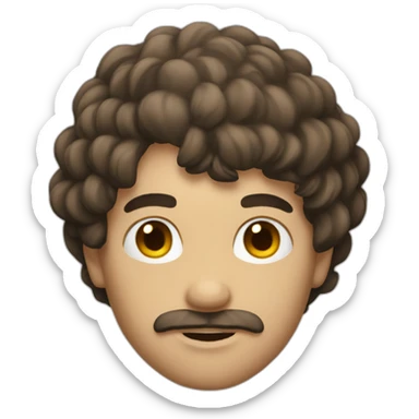 Homme avec un hache sticker