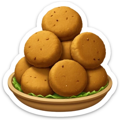 falafel pile sticker