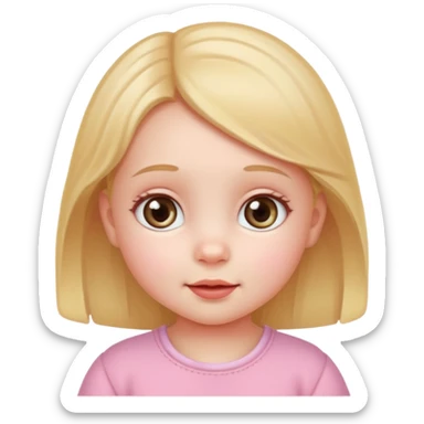 CUTE BABY GIRL  sticker