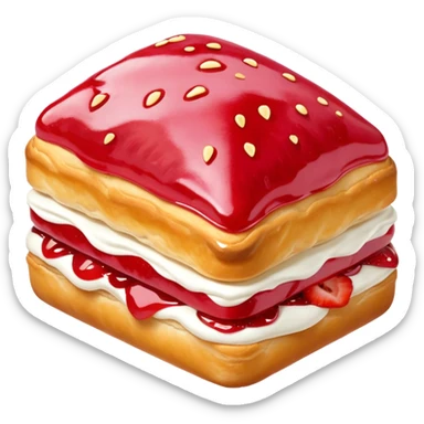 Strawberry Glaze Pastries
 sticker