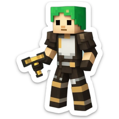 minecraft skin with a sword sticker