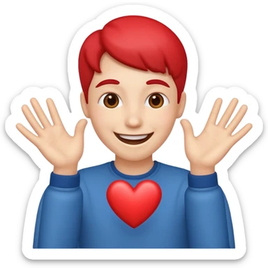 Mix these emojis “😗🥹” and add this one to each side “🫰” sticker