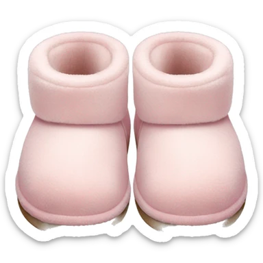 light pink uggs slippers sticker