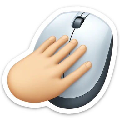 computer mouse click sticker