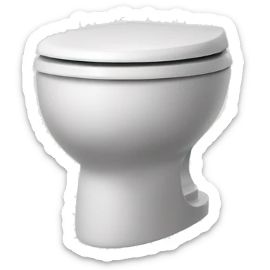 skibidi toilet, head out of toilet sticker
