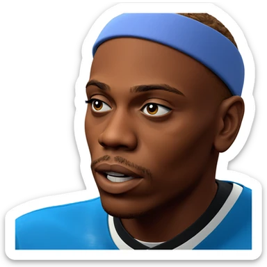 portrait of a stylish man sticker