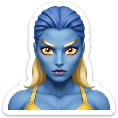mystique x-men sticker