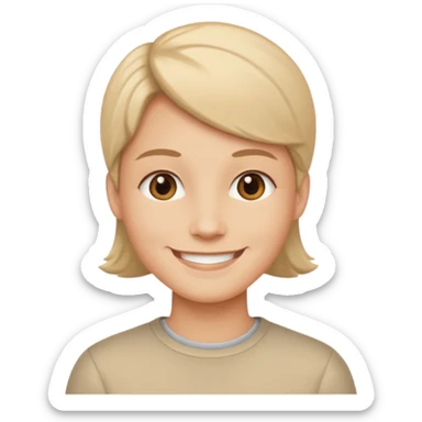 person with quote sticker