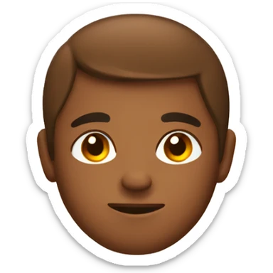 brown cozy emoji  sticker