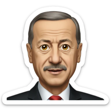 Recep Tayyip Erdogan sticker