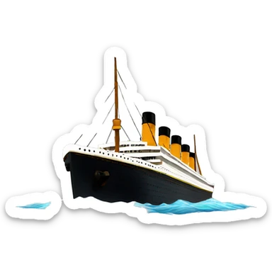 R.M.S. Titanic sticker